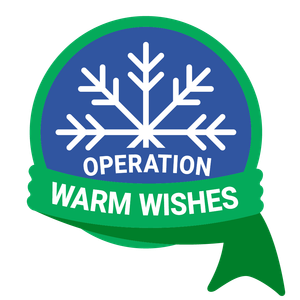 operation-warm-wishes-logo-mountainair - Mountain Air Mechanical Blue circular badge featuring a white snowflake and the text 'OPERATION WARM WISHES' on a green ribbon.